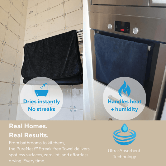 PureNest™ Streak-Free Drying Towel
